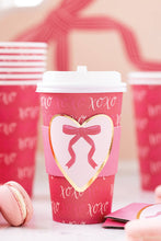 Load image into Gallery viewer, Heart with Bow To Go Cups
