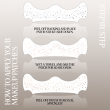Load image into Gallery viewer, Silver Stardust Speckle Makeup Patches
