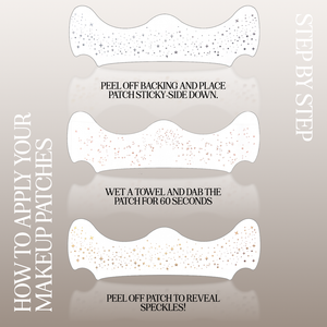 Silver Stardust Speckle Makeup Patches