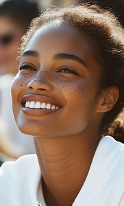 Blue Spirit Speckles Makeup Patches - Team Spirit Collection