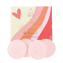 Load image into Gallery viewer, Champagne and Rose Shower Steamers
