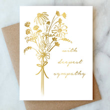 Load image into Gallery viewer, Bouquet Sympathy Greeting Card
