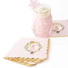 Load image into Gallery viewer, 8 Oak Lane - Sugarplum Gingham Paper Beverage Napkins, 16pk
