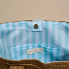 Load image into Gallery viewer, Straw &amp; Sun Tote – Beach
