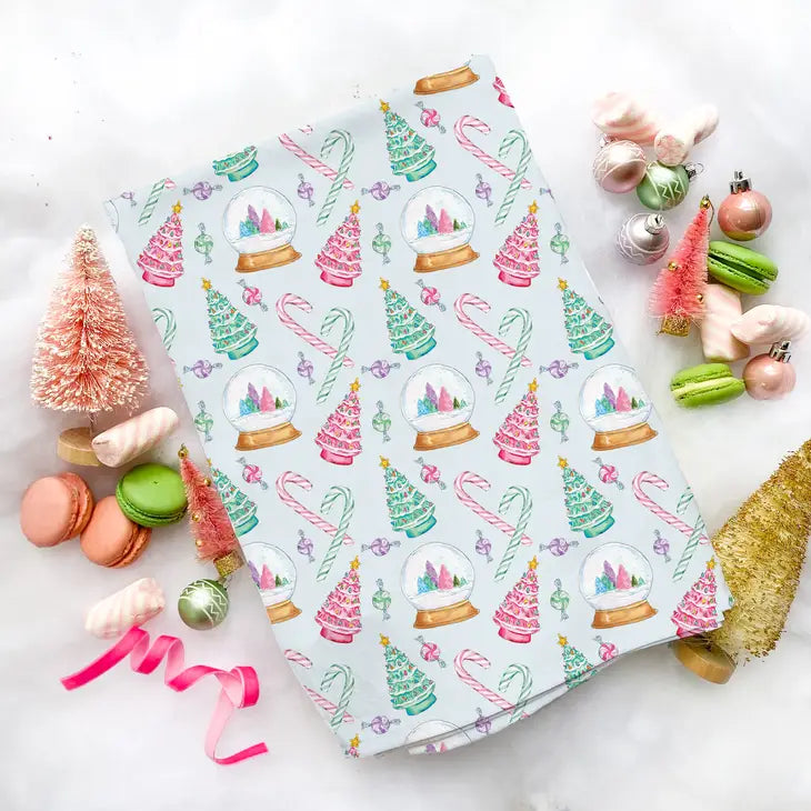 Retro Tree Tea Towel
