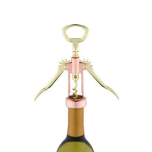 Load image into Gallery viewer, Copper and Gold Winged Corkscrew by Twine®
