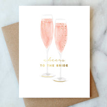 Load image into Gallery viewer, Bubbles For the Bride Greeting Card
