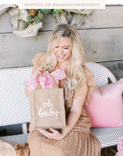 Load image into Gallery viewer, Reusable Gift Tote - Oh Baby
