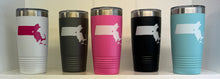 Load image into Gallery viewer, 20oz Tumbler, Massachusetts Love, Assorted Colors
