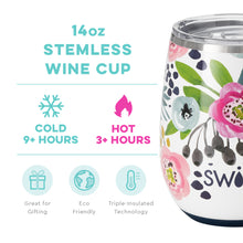 Load image into Gallery viewer, Primrose Stemless Wine Cup (14oz)
