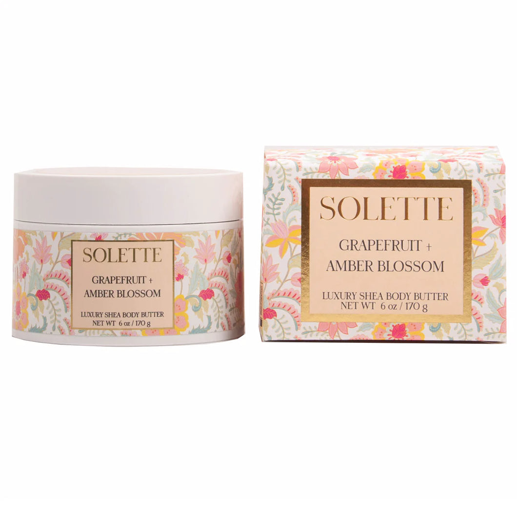 Grapefruit + Amber Blossom Luxury Shea Body Butter