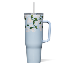 Load image into Gallery viewer, 40oz Rifle Paper Cruiser - Gloss Blue Hydrangea
