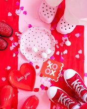 Load image into Gallery viewer, Scalloped XOXO Cocktail Napkin
