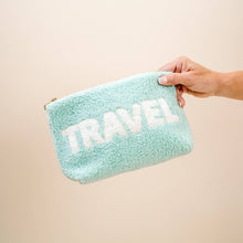 Load image into Gallery viewer, Teddy Pouch - Aqua Travel
