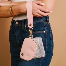 Load image into Gallery viewer, Dynamic Duo Pouch Luxe Wristlet-Rosé All Day

