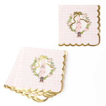 Load image into Gallery viewer, 8 Oak Lane - Sugarplum Gingham Paper Beverage Napkins, 16pk
