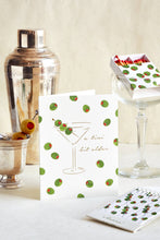 Load image into Gallery viewer, Martini Olives Birthday Greeting Card | Birthday Card
