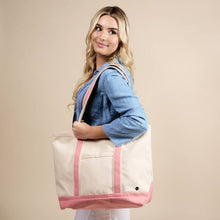 Load image into Gallery viewer, The Signature Canvas Tote Bag – Blush

