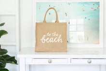Load image into Gallery viewer, Reusable Shopping Tote - To the Beach
