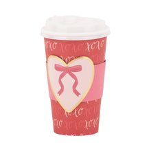Load image into Gallery viewer, Heart with Bow To Go Cups
