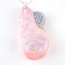 Load image into Gallery viewer, 8 Oak Lane - Pink Tennis Bag Glass Christmas Ornament
