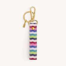 Load image into Gallery viewer, Simplified by Emily Ley - Leatherette Key Chain - Rainbow Row
