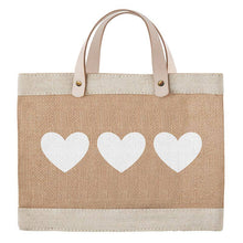 Load image into Gallery viewer, Mini Market Tote - Hearts

