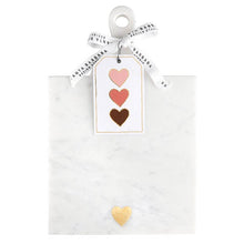 Load image into Gallery viewer, Marble Serving Board with Handle - Heart
