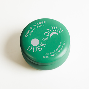 Oak & Amber Mini Tin Candle