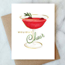 Load image into Gallery viewer, Cranberry Cocktail Greeting Card
