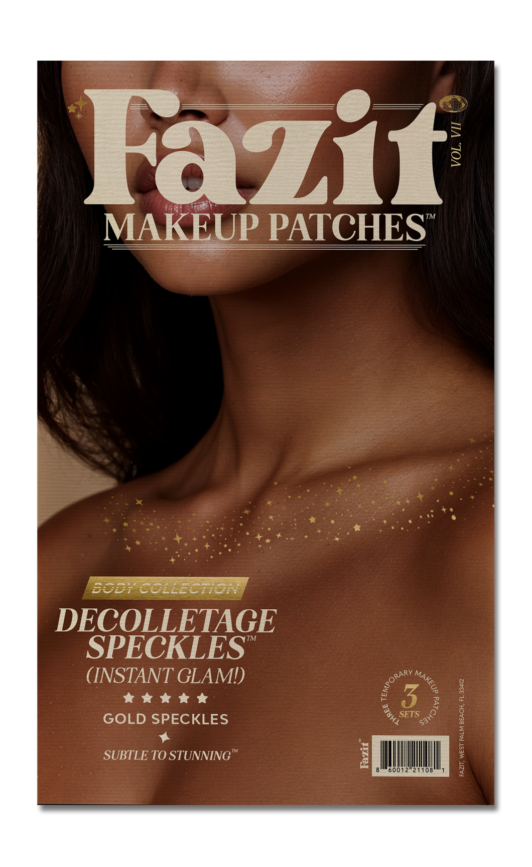 Gold Decolletage Stardust Speckle Patches