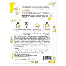 Load image into Gallery viewer, Be Bright Be You Gold Foil Face Mask
