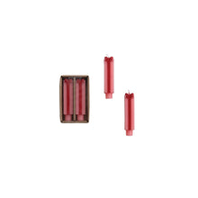 Load image into Gallery viewer, Unscented Package Shaped Taper Candles in Box, Pink &amp; Red, Set of 2

