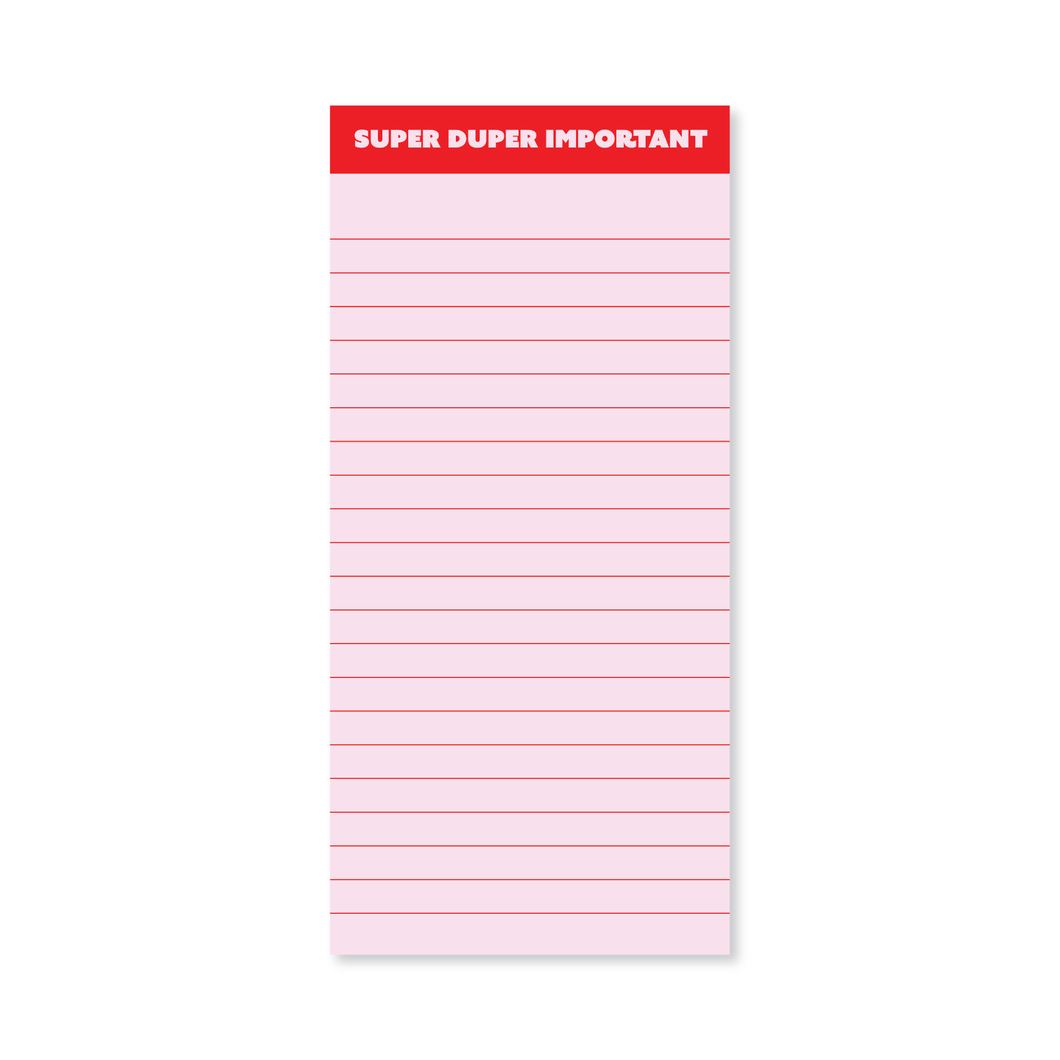 Super Duper List Pad
