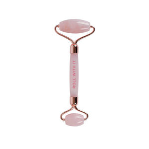 Pink & Rose Gold Face Stone Roller