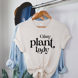 Crazy Plant Lady Short Sleeve Graphic Tee