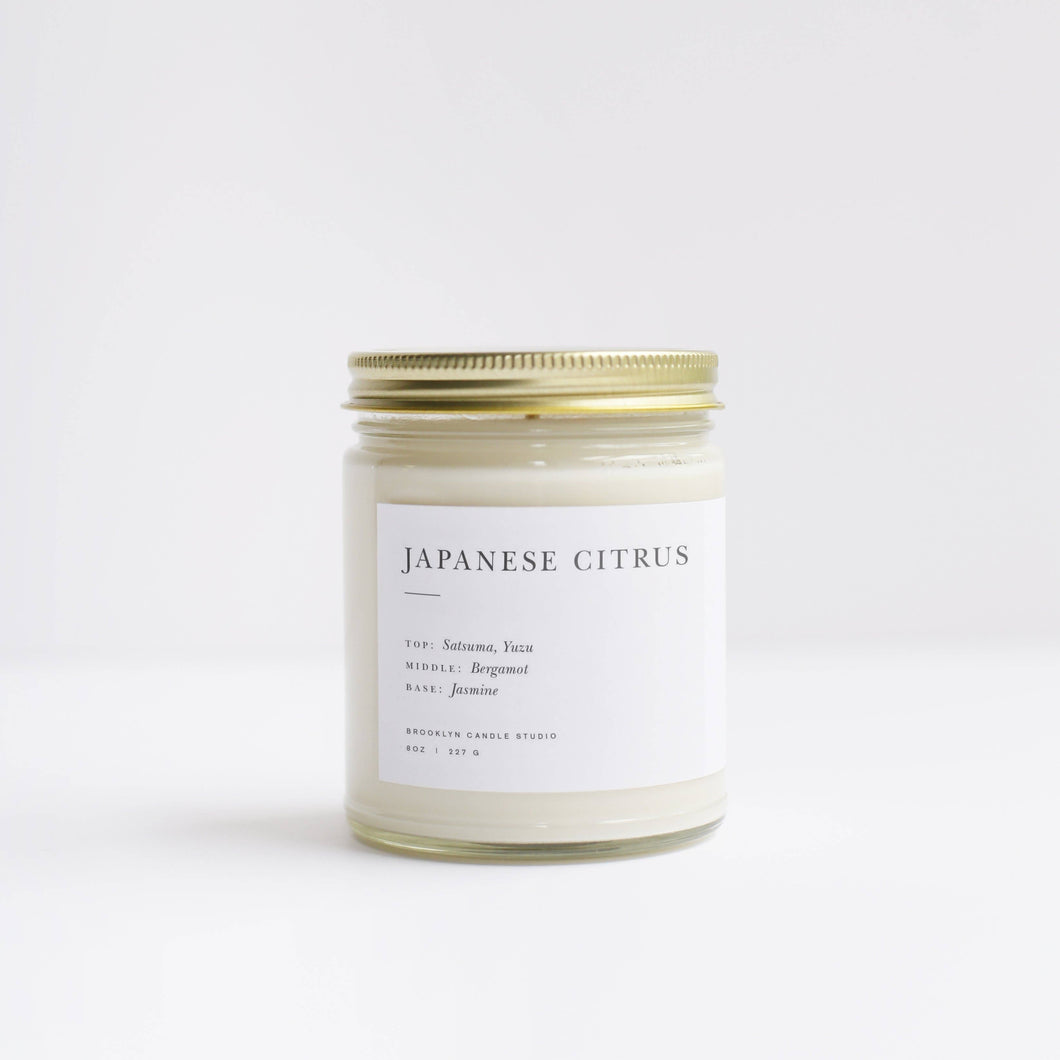 Japanese Citrus Minimalist Candle