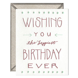 Happiest Birthday Ever Card