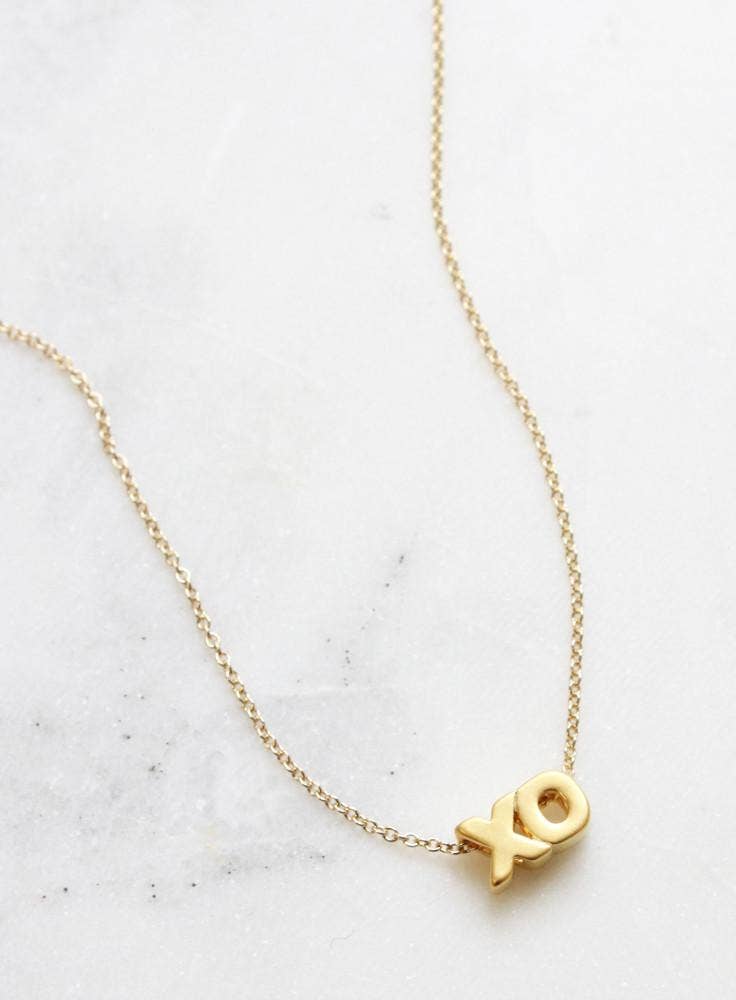 Floating XO Necklace