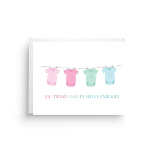 Big Things Small Packages - Baby Card