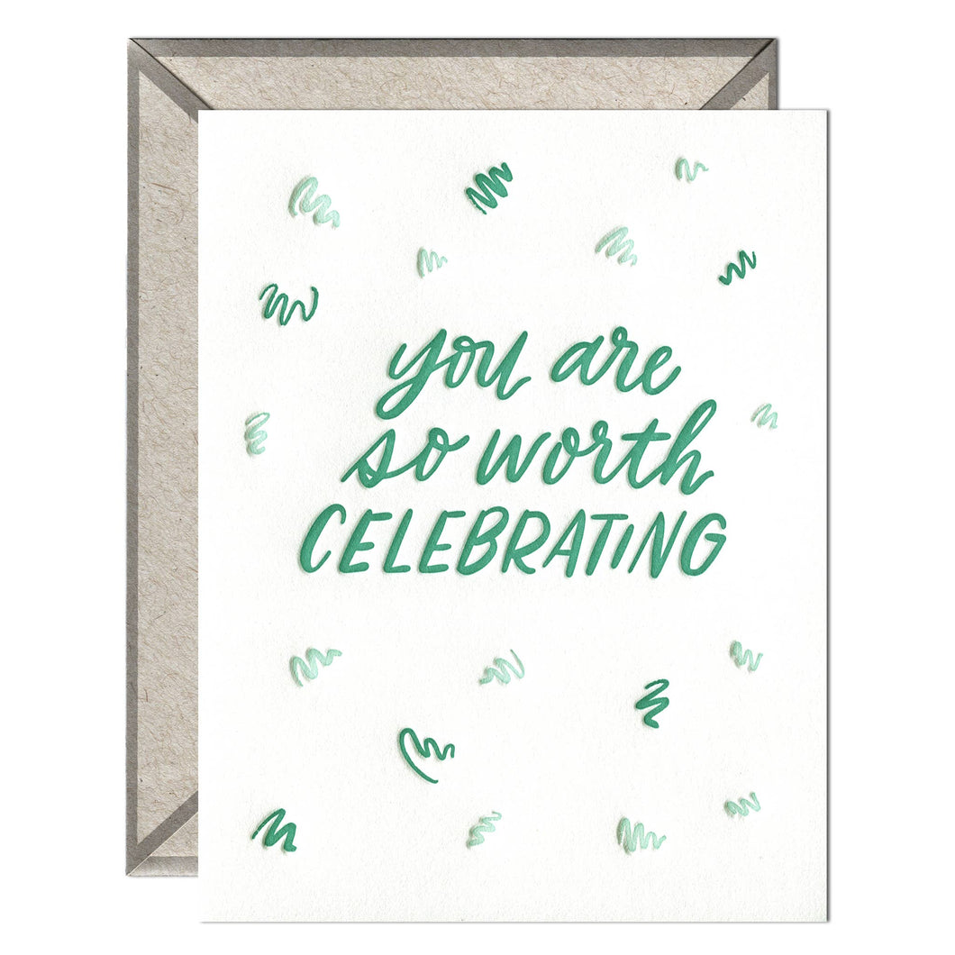 So Worth Celebrating card