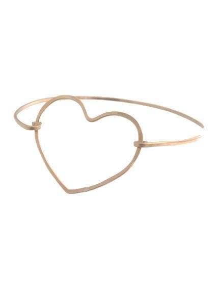 Vida Heart Cuff Gold