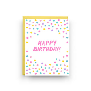 Birthday Confetti - Birthday Card