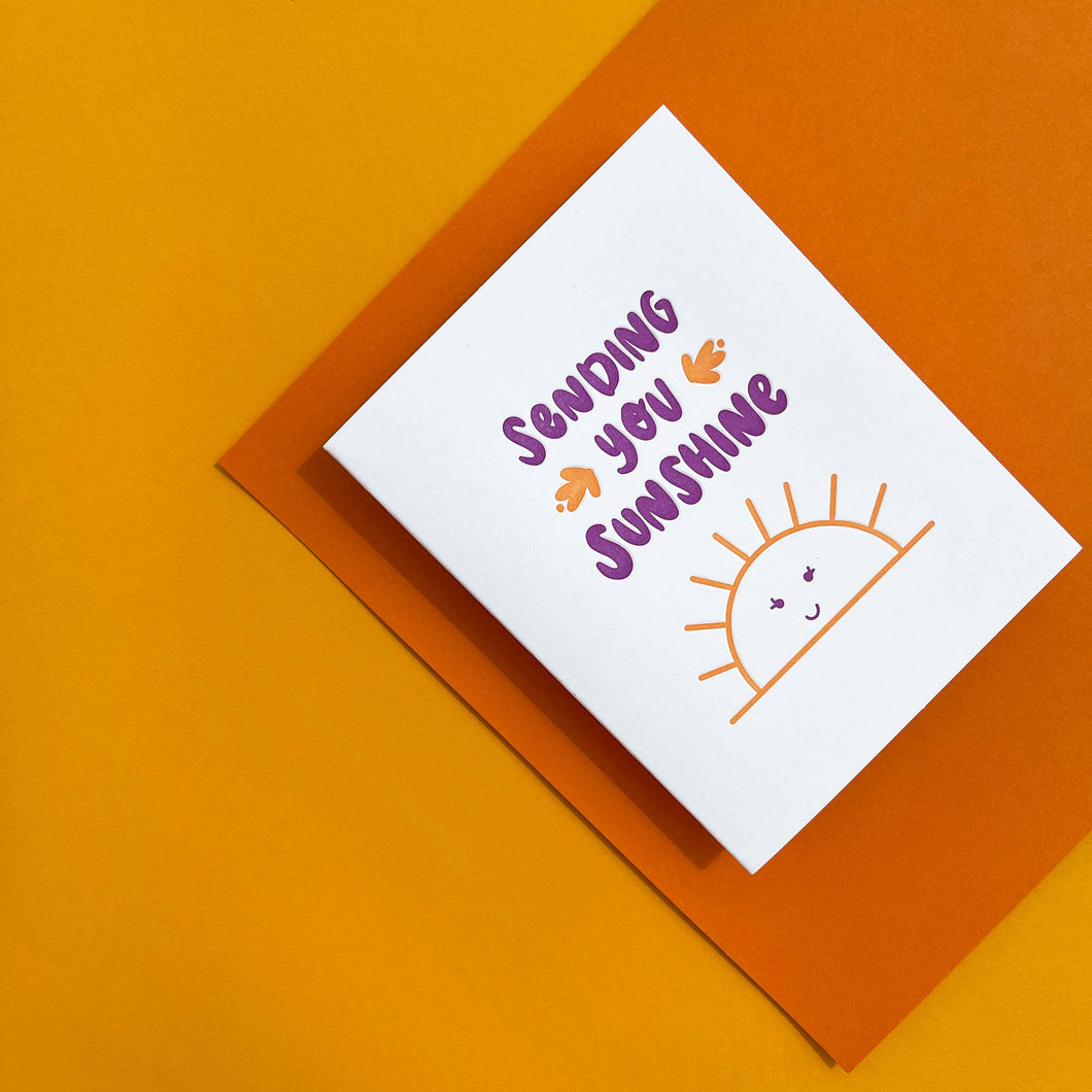 Sending You Sunshine card