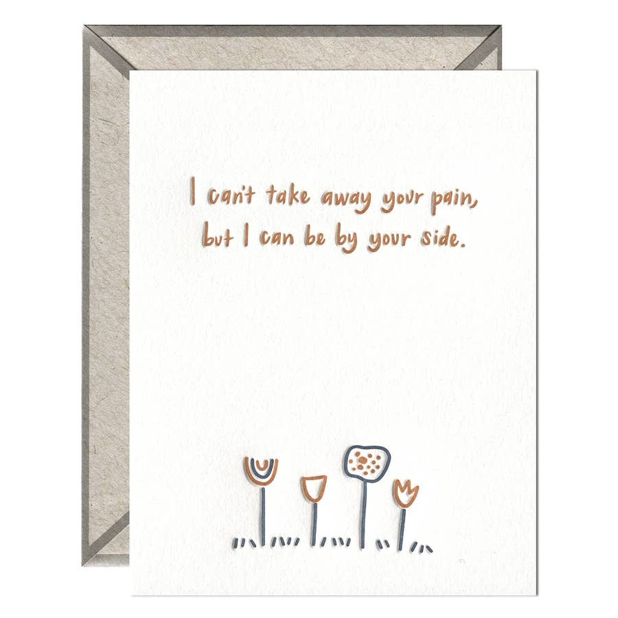 By Your Side Flower Card