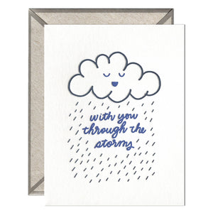 Through the Storms - Encouragement card