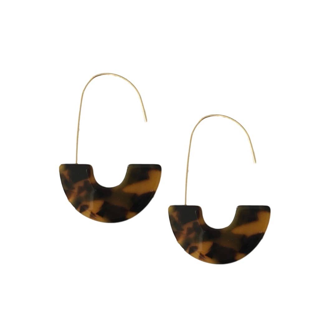 Brown Tortoise Isla Hoops