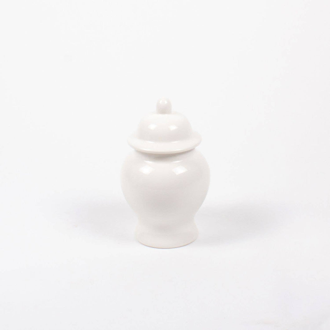 White Ginger Jar - Small