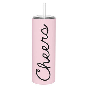 SS Skinny Tumbler - Cheers