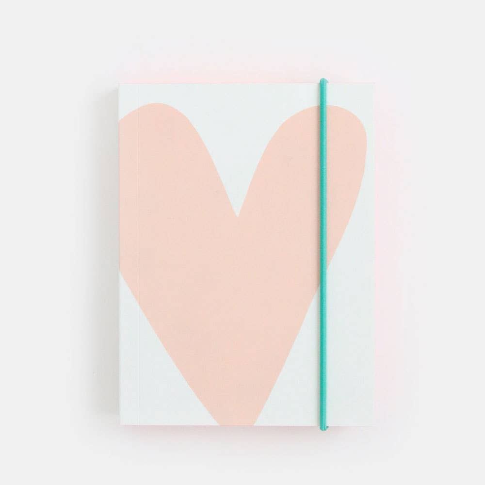 Nude Heart Small Chunky Notebook